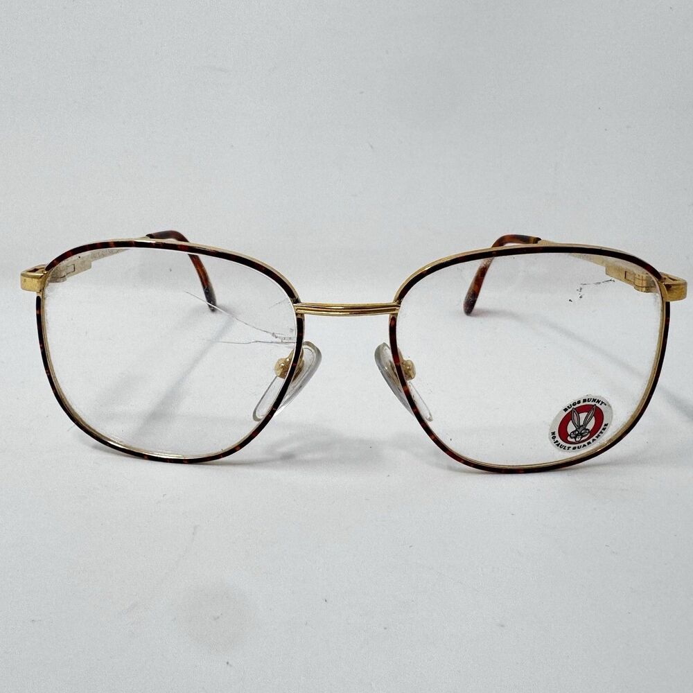 Bugs Bunny Marine B-014 TOR Tortoise Gold Vintage Eyeglass Frames